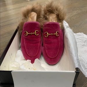 Gucci soft Velvet Malta Flats
